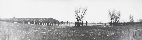 British soldiers and Chinese Labour Corps, China