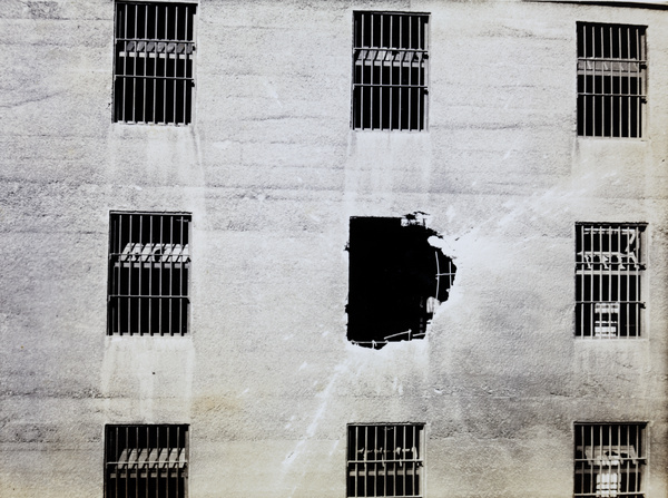 Damage to S.M. Gaol, Shanghai, during Sino-Japanese War, 1937