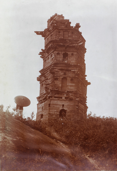 Ruin of a pagoda, near Kuling