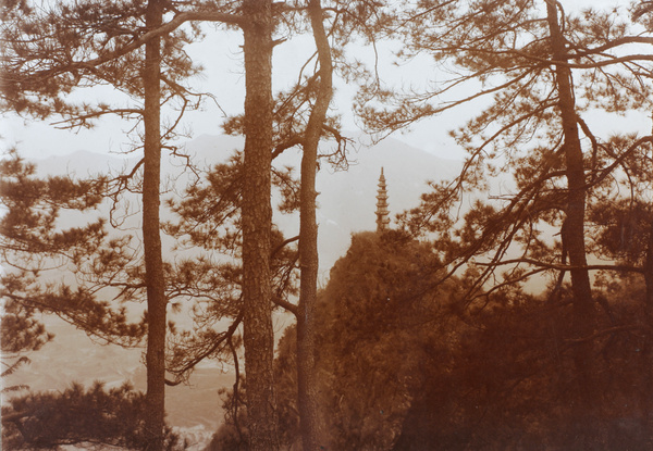 A solitary pagoda ('Lions' Leap'), Lushan