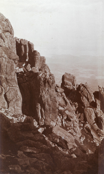 Rocky mountain side, near Kuling