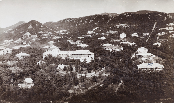 View of Lushan, showing the hotel