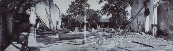 Ruins of Viceroy's Yamen at Wuchang, burned by revolutionaries