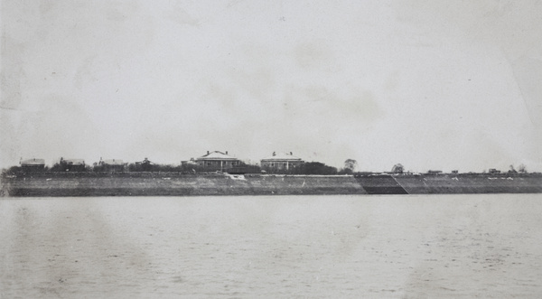 Kilometre Ten Railway Station viewed from the river