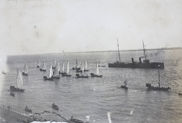 Republican war junks at Wuchang