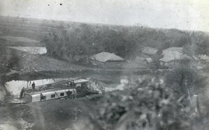 Elevated view of the houseboat 'Patrol'