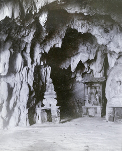 Shrines in a cave