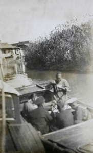 Two boats in a creek