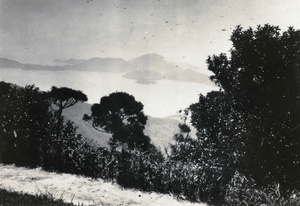 Islands viewed from a hillside, Hong Kong