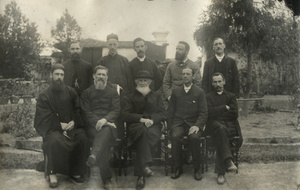 Bishop William Banister and a group of CMS missionaries