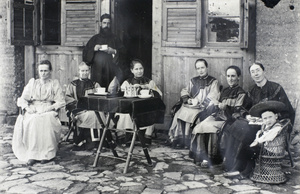 Teatime for missionaries