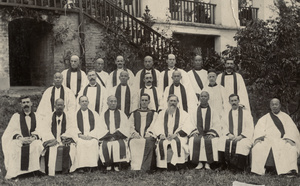 Group of Chinese and Western clergymen