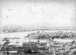 View of Fuzhou from Nantai, 1890s