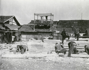 Stone masons