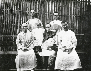 Mrs Byrde, Christine, Archdeacon, Rev. F. Child, Rev. J. Parker and  P. L. Land