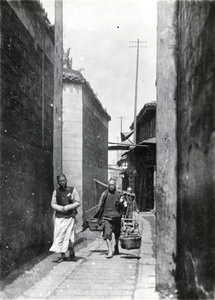 Pedlar in a street