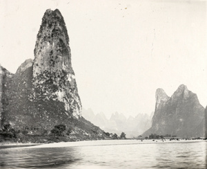 Limestone bluffs near Ping Loh, Cassia River