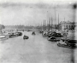 Szechuen Road Bridge and Soochow Creek, Shanghai