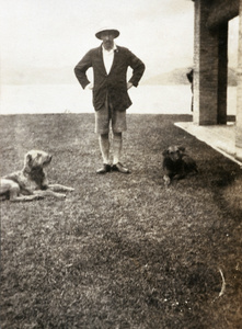 Norman Lockhart Smith with dogs
