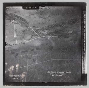 USAAF aerial view of Shijiazhuang, Hebei