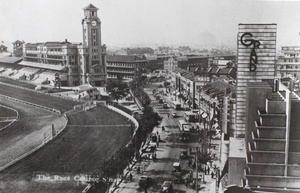 Racecourse and Grand Theatre, Bubbling Well Road, Shanghai