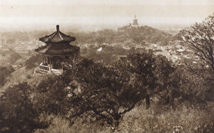 View from Coal Hill towards the Winter Palace, Peking