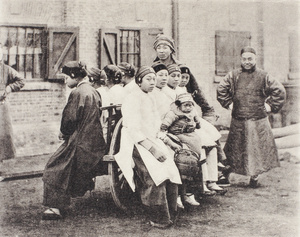 Wheelbarrow, urban transport, Shanghai