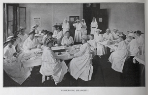 The British Women's Work Association workroom, Shanghai