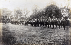 Military parade, Hankow