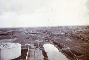 Fuel storage, fields and houses, Hankow (汉口)