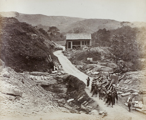 Porters at a quarry