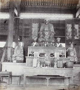 An altar in a temple