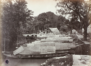 Moored passage boats