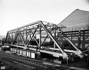 Approach bridge span for Nanking-Pukow Train Ferry, 1932