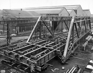 Approach bridge span for Nanking-Pukow Train Ferry, 1933