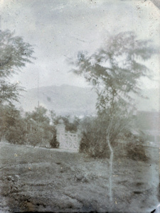 Garden and gate, 'Hillside', Chefoo