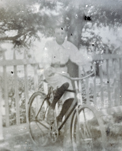 Child on a bicycle