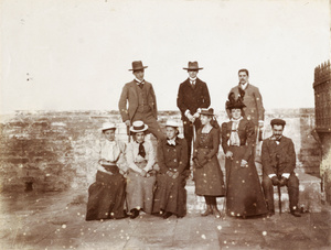 Group at the Observatory, Peking, 1900