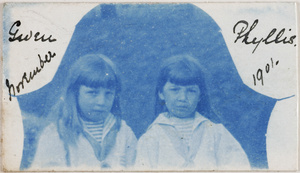 Gwen and Phyllis Carrall, 1901, Yantai