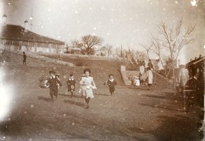 Egg and spoon race, Chefoo, Easter 1902