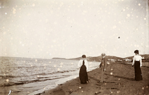 On the beach, Chefoo