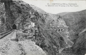 Railway in Yunnan, between Yi-Léang and Ko-Pao-Tsouen