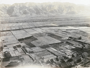 Village, fields and mountains, near Tungchuan