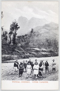 A group beside the river, Upper Yangtze River