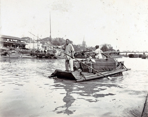 Small cargo boat, Suzhou Creek (Wusong River), Shanghai