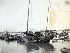 Chinese passenger boats near the Bund, Shanghai