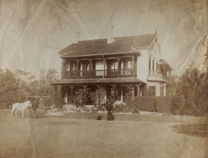Marr Lodge, Bubbling Well Road, Shanghai, with D.M. Henderson