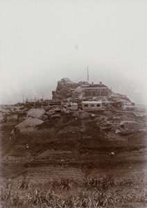 Lighthouse buildings under construction, Beiyushan, c.1894