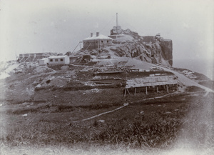 Lighthouse buildings under construction, Beiyushan, c.1894