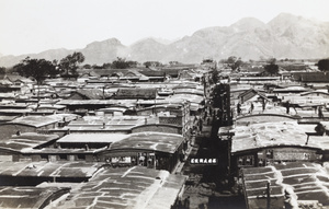 A main street, looking towards the South Gate, Qinhuangdao